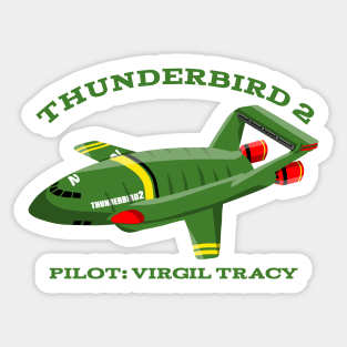 Thunderbird 2 Virgil Tracy Sticker